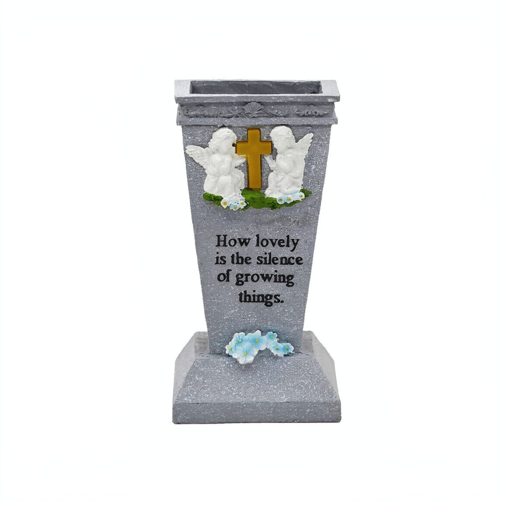 Vase Decor - Vaso de Cemitério em Resina com