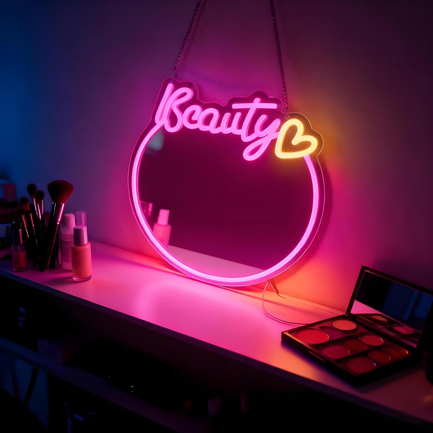Decorative Mirror - Espelho de beleza com luz LED