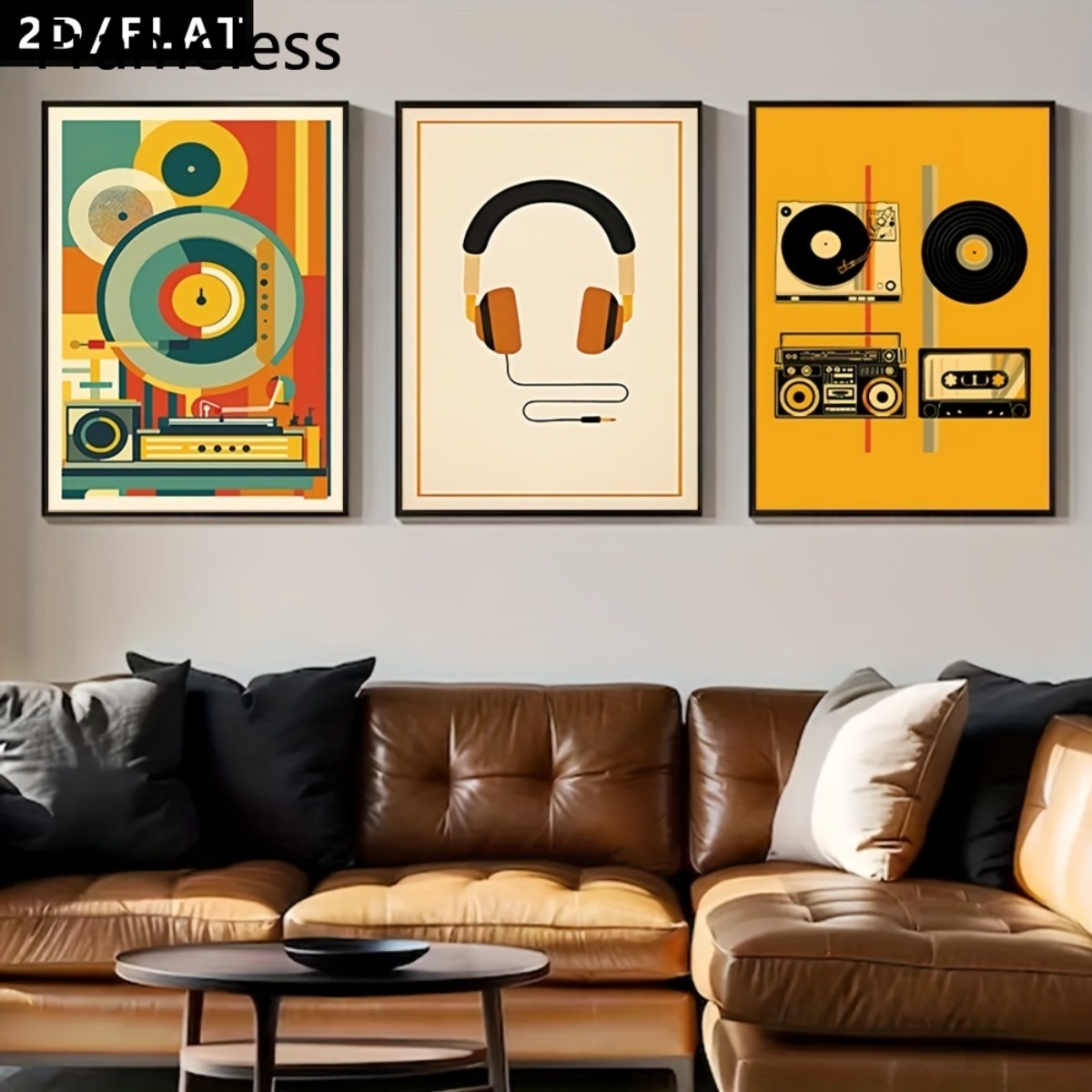 (NoFrame 3PCS) – Conjunto de 3 - Abstract Canvas Set avaliação e preço