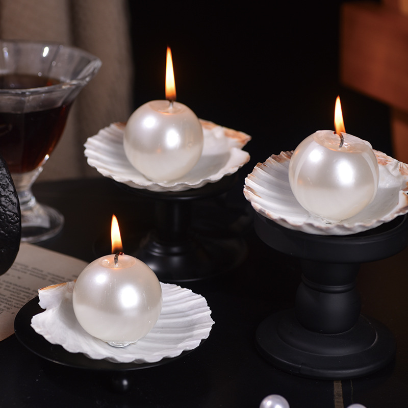 Elegantes Velas de Pérola com  - Candle Holder Decor avaliação e preço