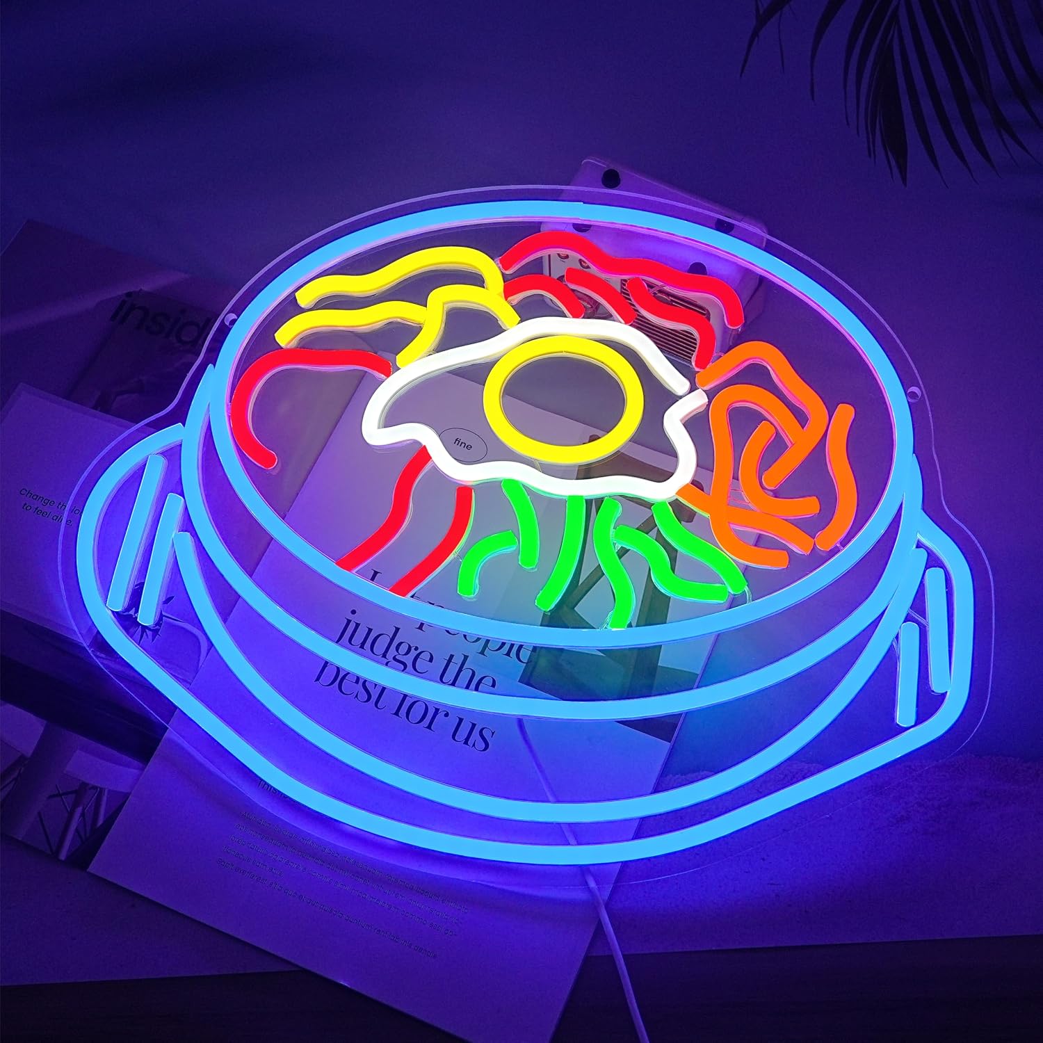 Letreiro de néon LED Bibimbap, - Vase Decor avaliação e preço