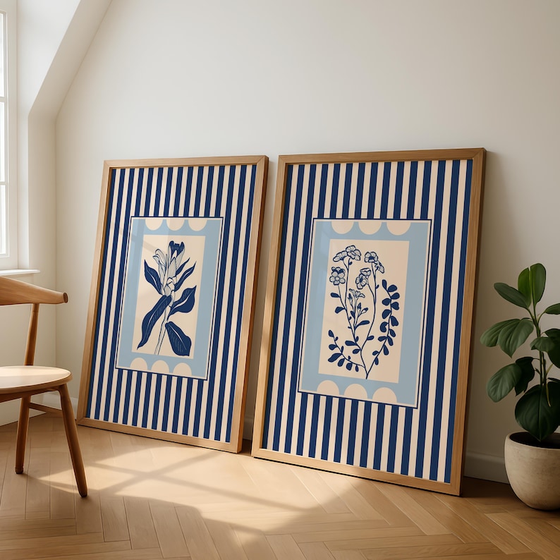 2 pçs/set estilo boêmio planta - Abstract Canvas Set avaliação e preço