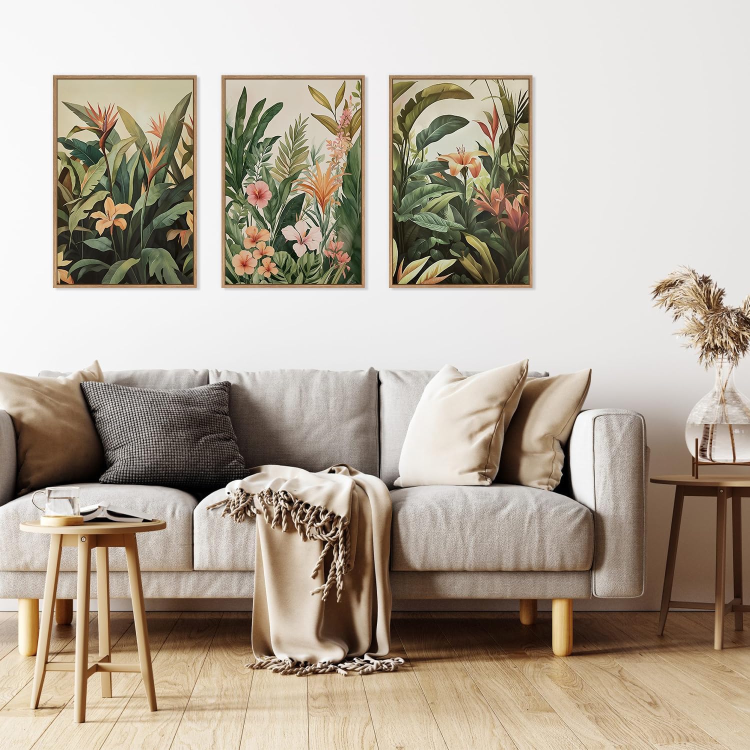 Conjunto de 3 peças de pintura - Abstract Canvas Set avaliação e preço